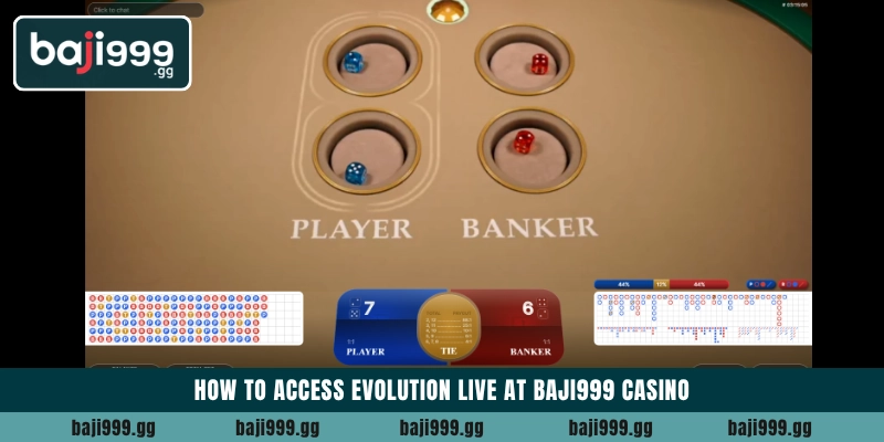 Access premium Evolution Live Casino tables on Baji999 5 How to access Evolution Live at Baji999 Casino