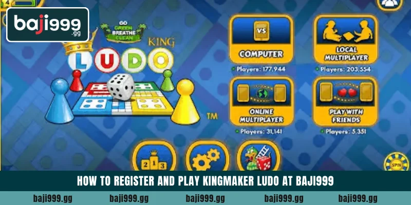 Play KingMaker Ludo game and win cash on Baji999 today 4 How to register and play KingMaker Ludo at Baji999