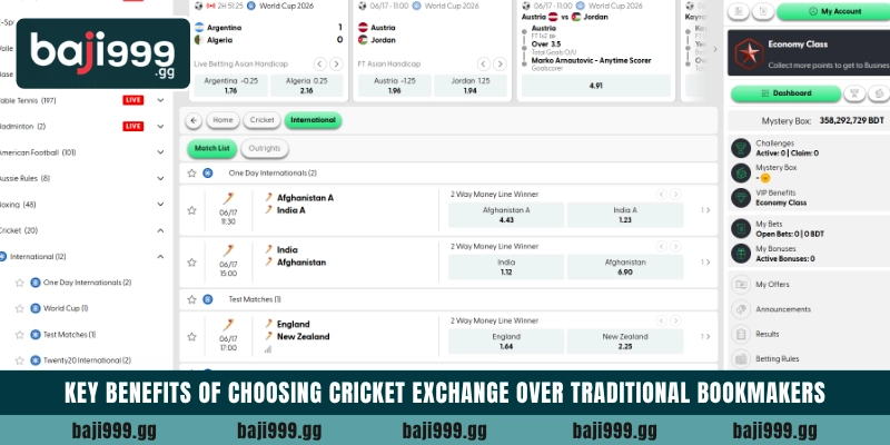 Cricket Exchange sports betting platform at Baji999 4 Key benefits of choosing Cricket Exchange over traditional bookmakers